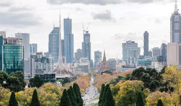 Beautiful Melbourne city in Australia